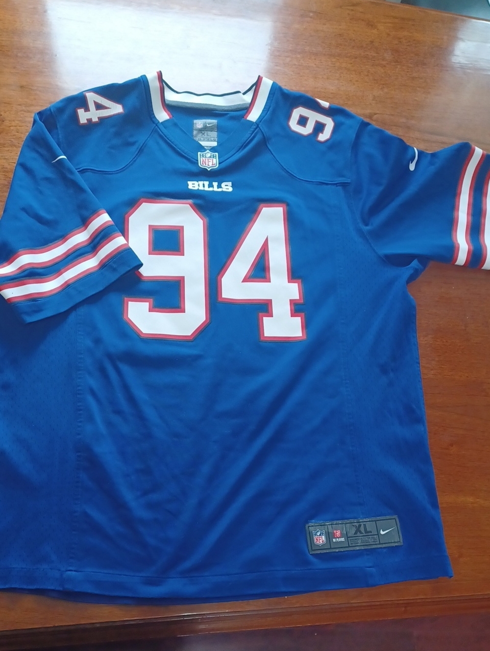 NFL Buffalo Bills #94 Blue Jersey